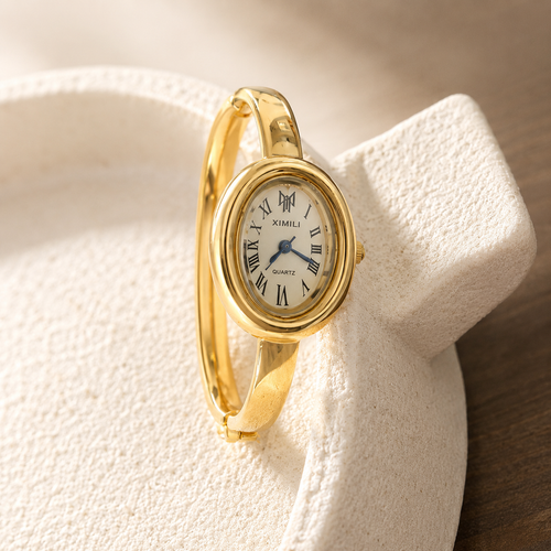 Glowliac™ | Montre Jonc Dorée Élégance Vintage